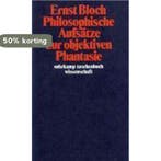 Philosophische Aufsätze zur objektiven Phantasie Ernst Bloch, Boeken, Verzenden, Gelezen, Ernst Bloch