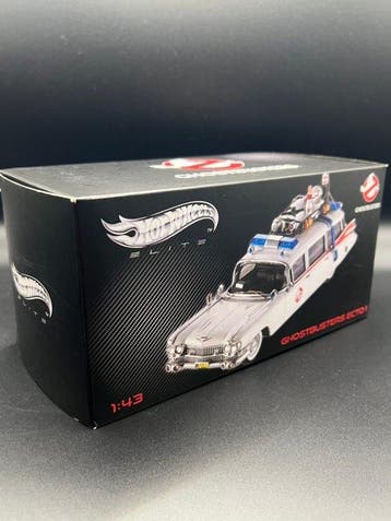 Hot Wheels 1:43 - Modelauto - Cadillac Ghostbusters Ecto 1 -, Hobby en Vrije tijd, Nieuw