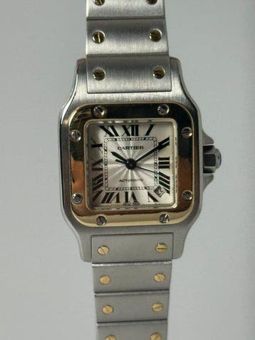 Cartier - Santos Galbée - 2423 - Dames - 2000-2010, Bijoux, Sacs & Beauté, Montres | Hommes