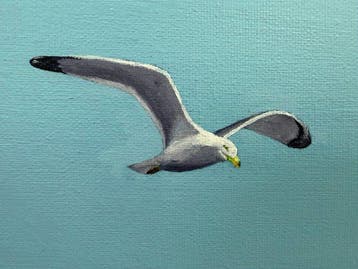 K.milla - Cry, the Beloved Coastline - Pop Art Seagull, Antiek en Kunst