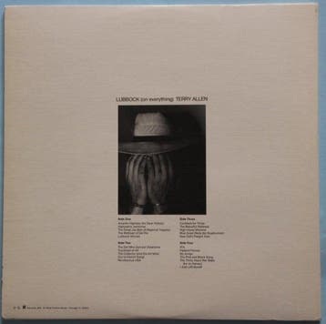 Terry Allen - Lubbock (On Everything) - 2 x LP Album