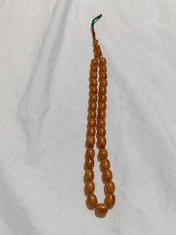 Chapelet - Ambre - 1970-1980 - Chapelet de perles de prière