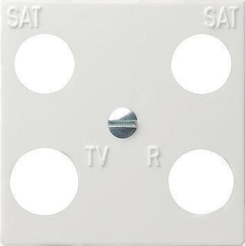 Gira 4-Weg Afdekplaat Accessoires Puur Wit - 025803, Doe-het-zelf en Bouw, Verzenden, Nieuw