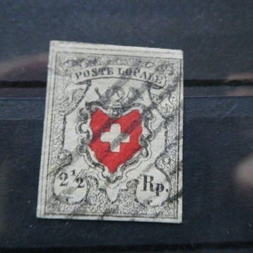 Zwitserland - CH 1850 Poste Locale 14I Type 30 SBK Fr., Gestempeld