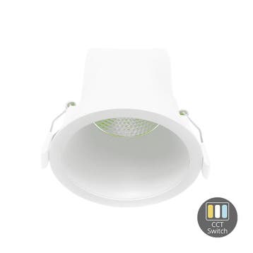 Luxar LED Inbouwspot 9W Dimbaar CCT-Switch Wit, Verzenden