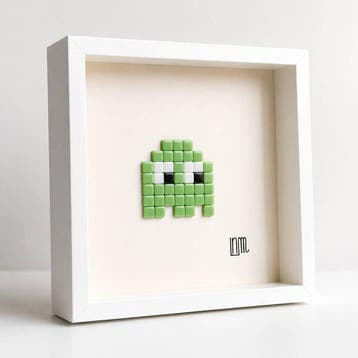nLm - Pac-Man Green (Ghost) • Mosaic • 17/50