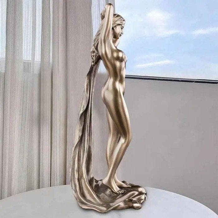 Decoratief ornament - Greek Mythology Goddess Statue –, Antiek en Kunst, Curiosa en Brocante