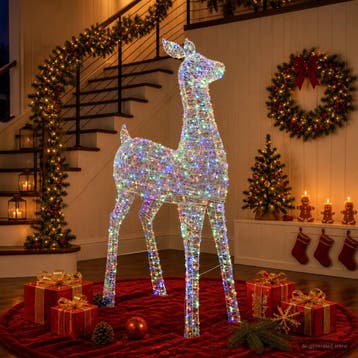 vidaXL Led-kerstverlichting in de vorm van een rendier, Diversen, Verzenden, Nieuw