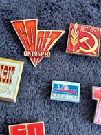 Insigne Vintage set of USSR badges thematic collection