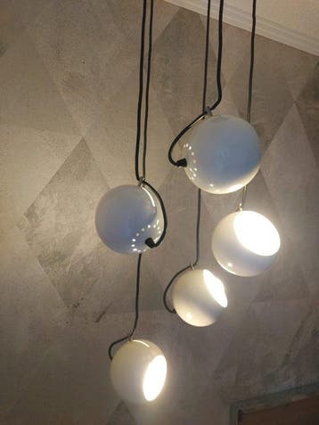 Goffredo Reggiani - Lampe - Aluminium - Kaskaden Lampe