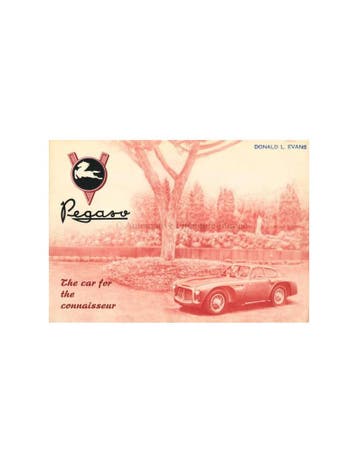 1953 PEGASO Z-102 B BS BROCHURE ENGELS, Ophalen of Verzenden