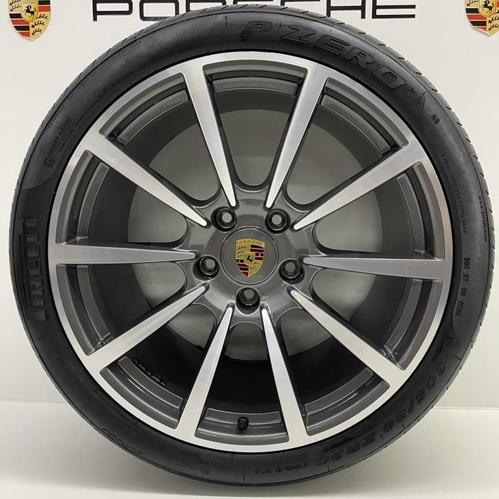 Porsche 991.2 4S ORIGINELE 20 Classic II met banden 8MM, Autos : Pièces & Accessoires, Pneus & Jantes, Enlèvement