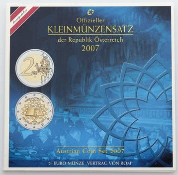 Oostenrijk. Year Set (BU) 2007/2010 (4 sets) (Zonder