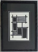 Siep Van Den Berg (1913-1998) - Collage in zwart en grijs