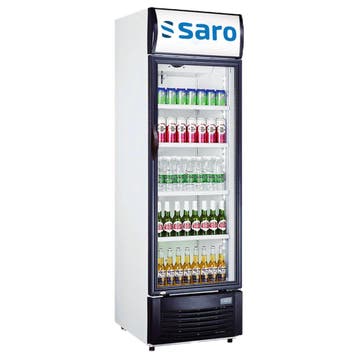Drankenkoeling | 382L | Zwart/Wit | 0°C/+10°C |, Verzenden