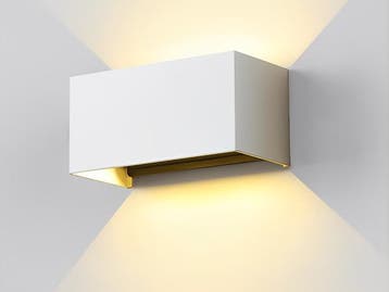 Veiling - 8x 12W LED wit Wandlamp 4 licht verstelbaar waterd, Nieuw