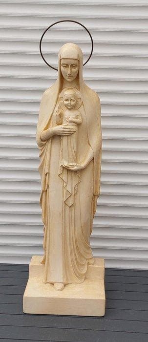 Gerard Hack (1893-1975) - Beeld - Heilige Maagd Maria met, Antiek en Kunst
