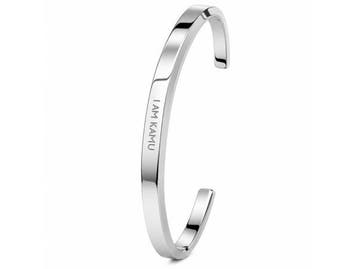 Veiling - 5x 5 stuks IAMKAMU Horizon Armband zilver, Nieuw