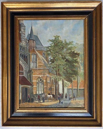 L. J. Zandvliet (XX), after Cornelis Springer - Old Church