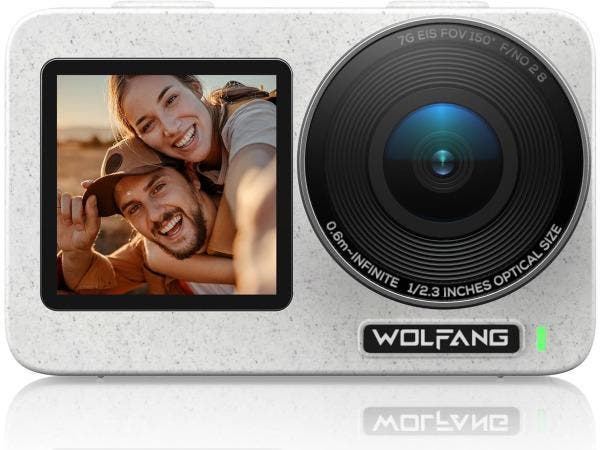 Veiling - WOLFANG Seeker One Actiecamera 4K - 60fps - Dual S, TV, Hi-fi & Vidéo, Caméras action