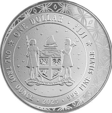 Fiji. 1 Dollar 2025 – Unicorn Blossom – 1 oz Silver coin –