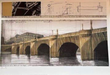 Christo (1935-2020) - Pont Neuf Wrapped