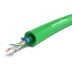 Preflex safe voorbedrade buis 16mm LS0H groen + data F/UTP, Doe-het-zelf en Bouw, Elektriciteit en Kabels, Ophalen of Verzenden