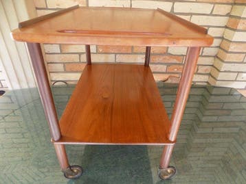 H. P. Hansen Imha Modell - Trolley - Teak - Teakhouten, Antiek en Kunst