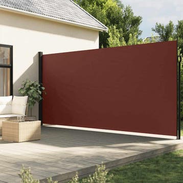 vidaXL Windscherm uittrekbaar 200x600 cm bruin, Verzenden, Nieuw