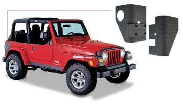 Bushwacker 97-06 Jeep Wrangler Trail Armor Rear Corners -, Ophalen of Verzenden