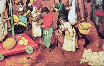 Pieter Brueghel (naar) - Strijd tussen Carnaval en
