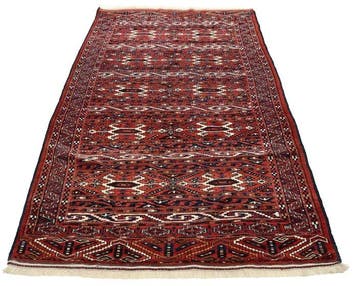 Turkmeense Yamut antiek tapijt - Vloerkleed - 240 cm - 120, Huis en Inrichting, Stoffering | Tapijten en Vloerkleden, Nieuw