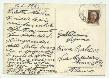 Italie - Fasci de combat militaires Milan Illustration A., Verzamelen, Gelopen