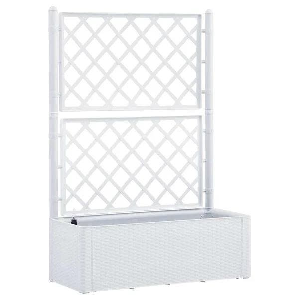 Plantenbak 90L met latwerk: Tweede kansje, OP = OP!, Jardin & Terrasse, Bacs à fleurs & Jardinières, Envoi