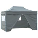 vidaXL Partytent met 4 zijwanden inklapbaar 3x4 m staal, Verzenden, Nieuw