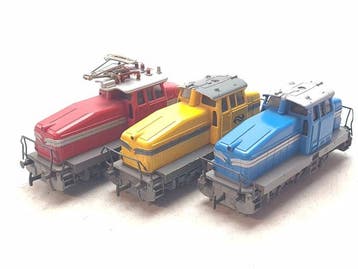 Märklin H0 - 3044/3078 - Diesellocomotief (3) - 3x DHG 500, Hobby en Vrije tijd, Nieuw