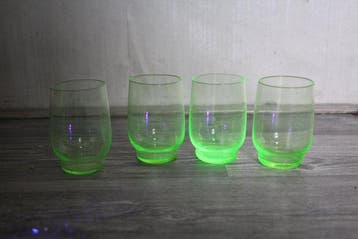 Kristalunie Maastricht - Willem Rozendaal - Drinkglas (4) -, Antiquités & Art