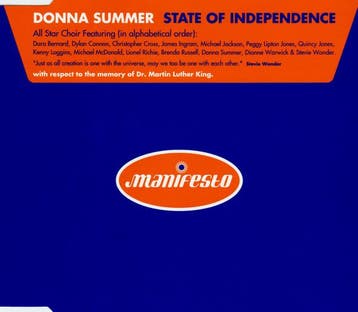 Donna Summer - State Of Independence, Verzenden
