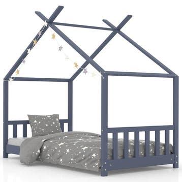 Boomhut bed 70x140 massief hout | Retour deal | Snel weg, Verzenden, 70 tot 85 cm, 140 tot 160 cm, Zo goed als nieuw
