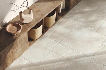 Vloertegel Beige Multivloer (Vloeren, Afbouwmaterialen), Doe-het-zelf en Bouw, Keramiek, Nieuw, Ophalen of Verzenden, 10 m² of meer