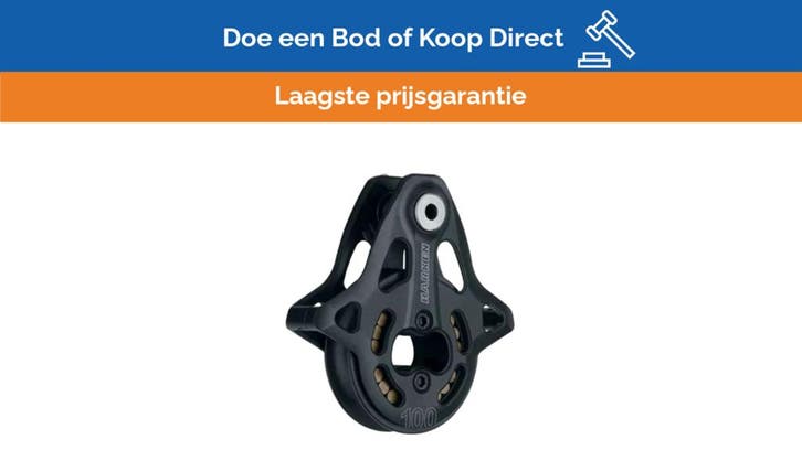 Bieden: Harken Black Magic 57 mm Air Runner Block - 3039, Watersport en Boten, Zeilen en Zeiltoebehoren, Ophalen of Verzenden