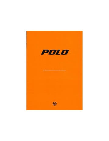 1976 VOLKSWAGEN POLO BROCHURE NEDERLANDS, Ophalen of Verzenden, Nieuw