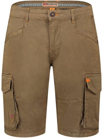 Geographical Norway Bermuda Met Stretch Patrimoine Kaki, Verzenden