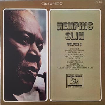 Memphis Slim – Volume II LP, CD & DVD, Vinyles | Jazz & Blues, Verzenden, Blues