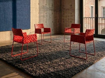 Driade - Maurizio Galante - Fauteuil (4) - Rikka - Leder,
