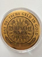 Duitsland. Gold bar Kursmünzensatz Deutsche Mark - 1/200 oz, Timbres & Monnaies