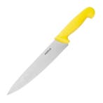 Koksmes | RVS | Geel (Gevogelte) | Lengte 345mm Hygiplas, Verzenden, Nieuw in verpakking