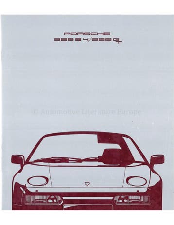1990 PORSCHE 928 S4 | 928 GT BROCHURE ENGELS