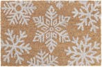 deurmat kokos - sneeuwvlokken - 60 x 40 cm - antislip -, Verzenden, Nieuw