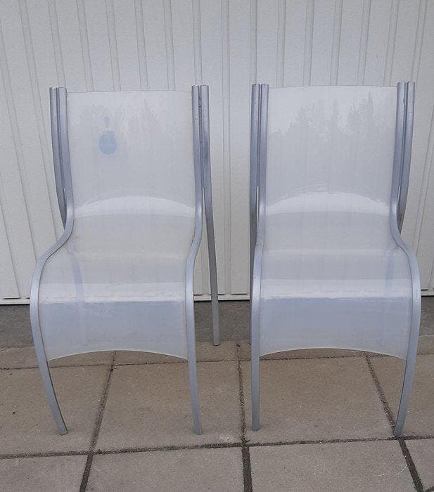 Kartell - Ron Arad - Stoel (2) - FPA - Aluminium, Plastic, Antiquités & Art, Antiquités | Meubles | Chaises & Canapés